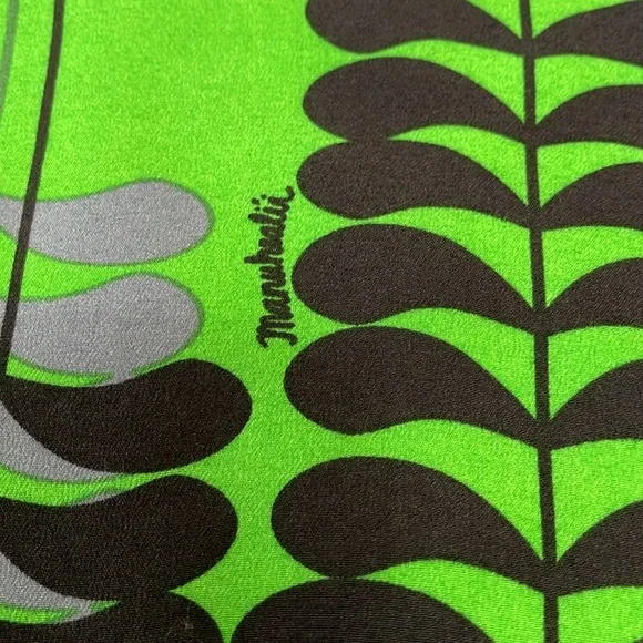 EUC Manuhealii Malie By The Sea Dress Pakalana Green and Black S - Picture 6 of 8